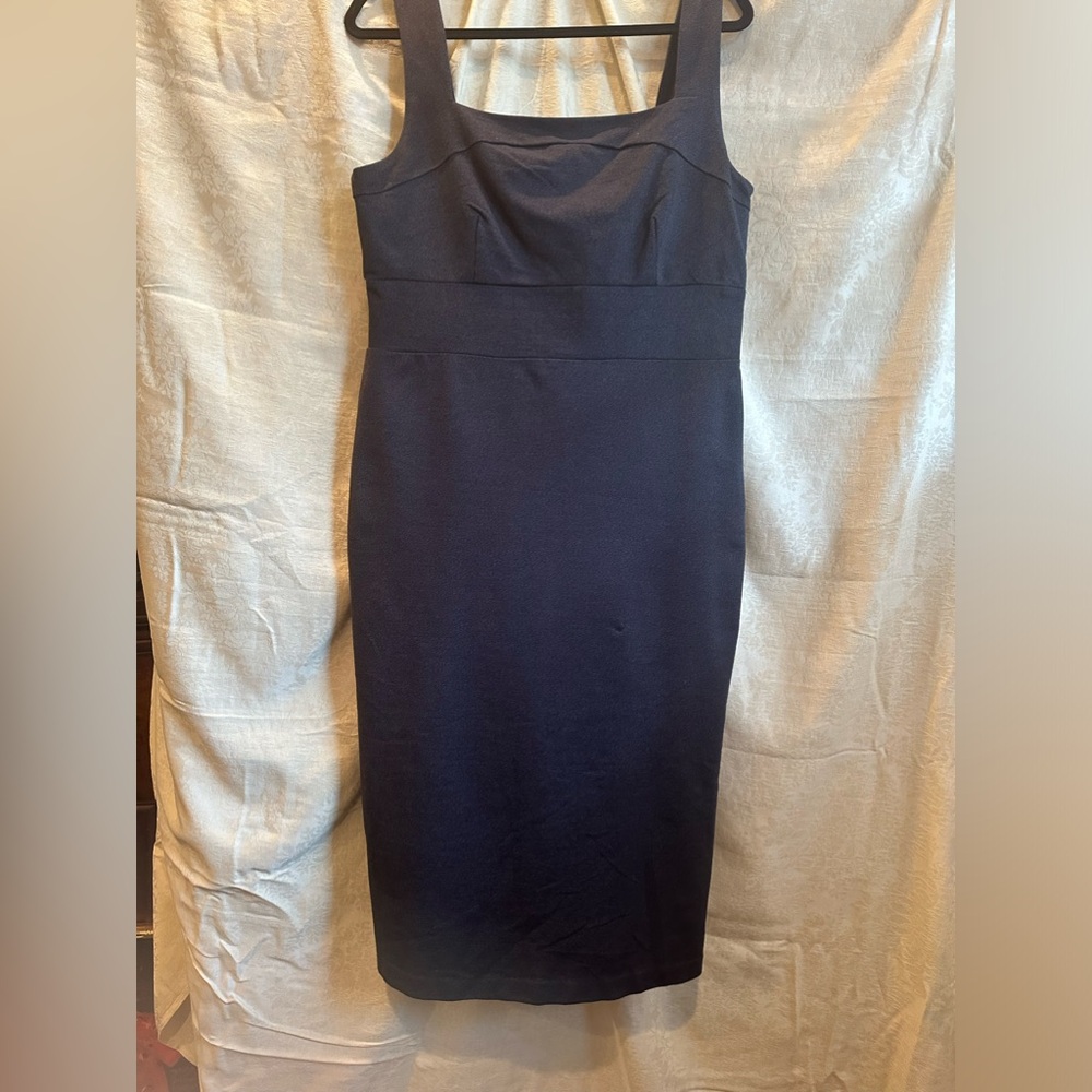 Bodycon blue grey sheath dress